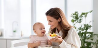 mother feeding
