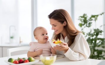 mother feeding